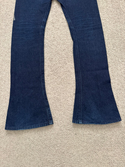 AW07 Lad Musician Indigo Tape Bootcut Flared Denim Jeans