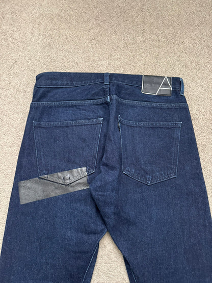 AW07 Lad Musician Indigo Tape Bootcut Flared Denim Jeans