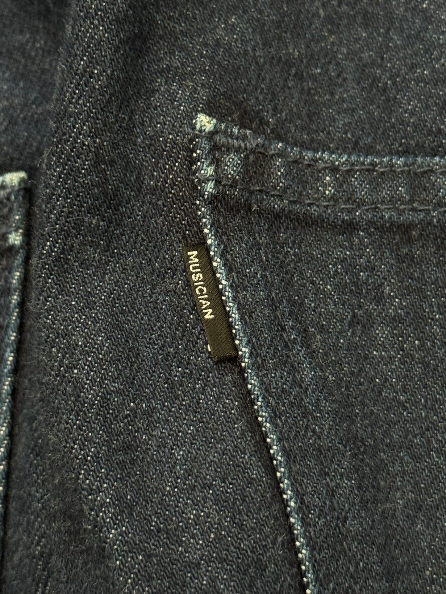 AW07 Lad Musician Indigo Tape Bootcut Flared Denim Jeans