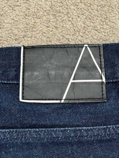 AW07 Lad Musician Indigo Tape Bootcut Flared Denim Jeans