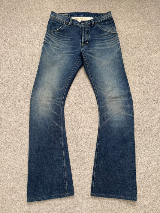 Kazuyuki Kumagai Attachment J-Cut Bootcut Flared Denim Jeans