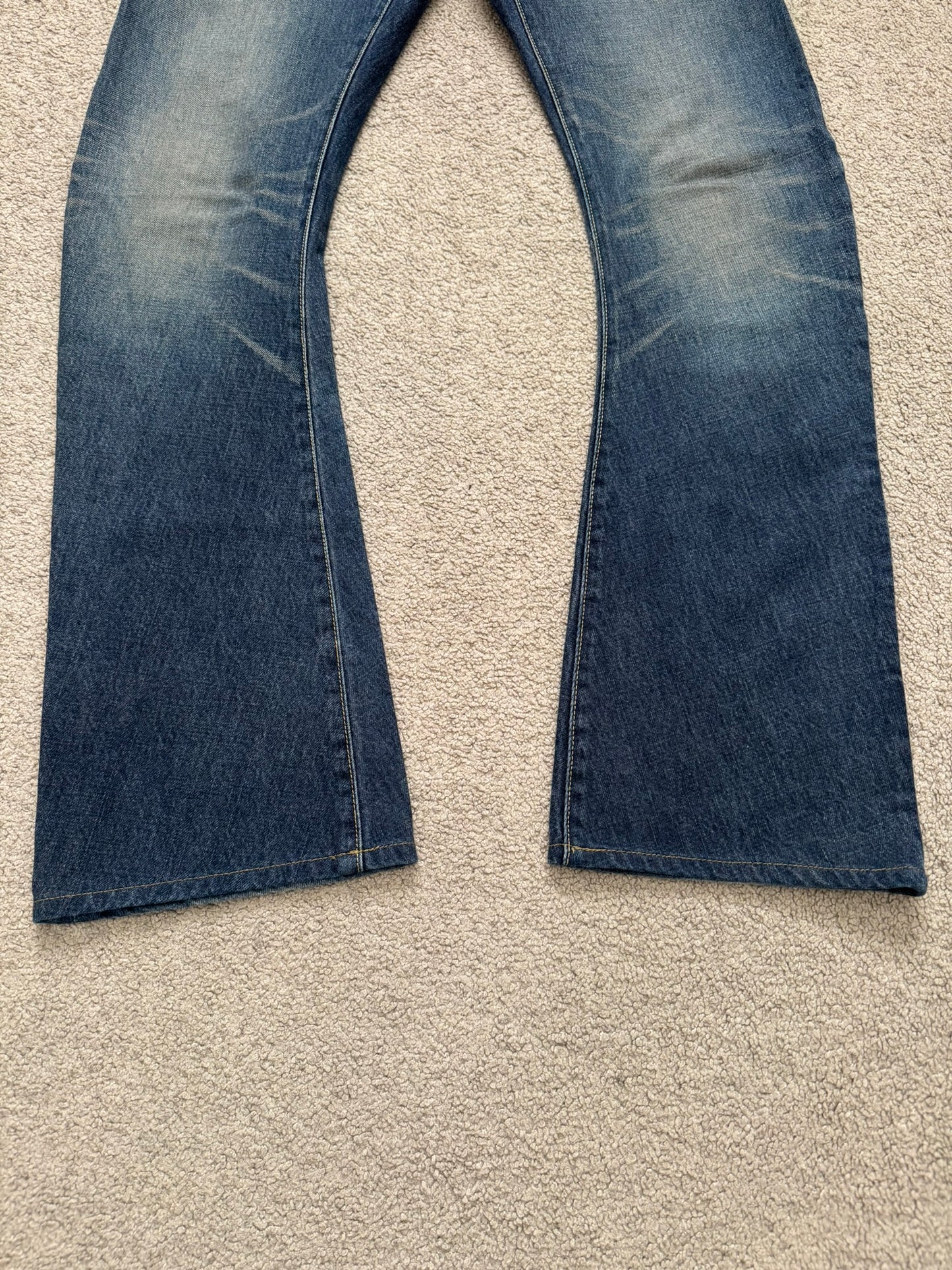 Kazuyuki Kumagai Attachment J-Cut Bootcut Flared Denim Jeans