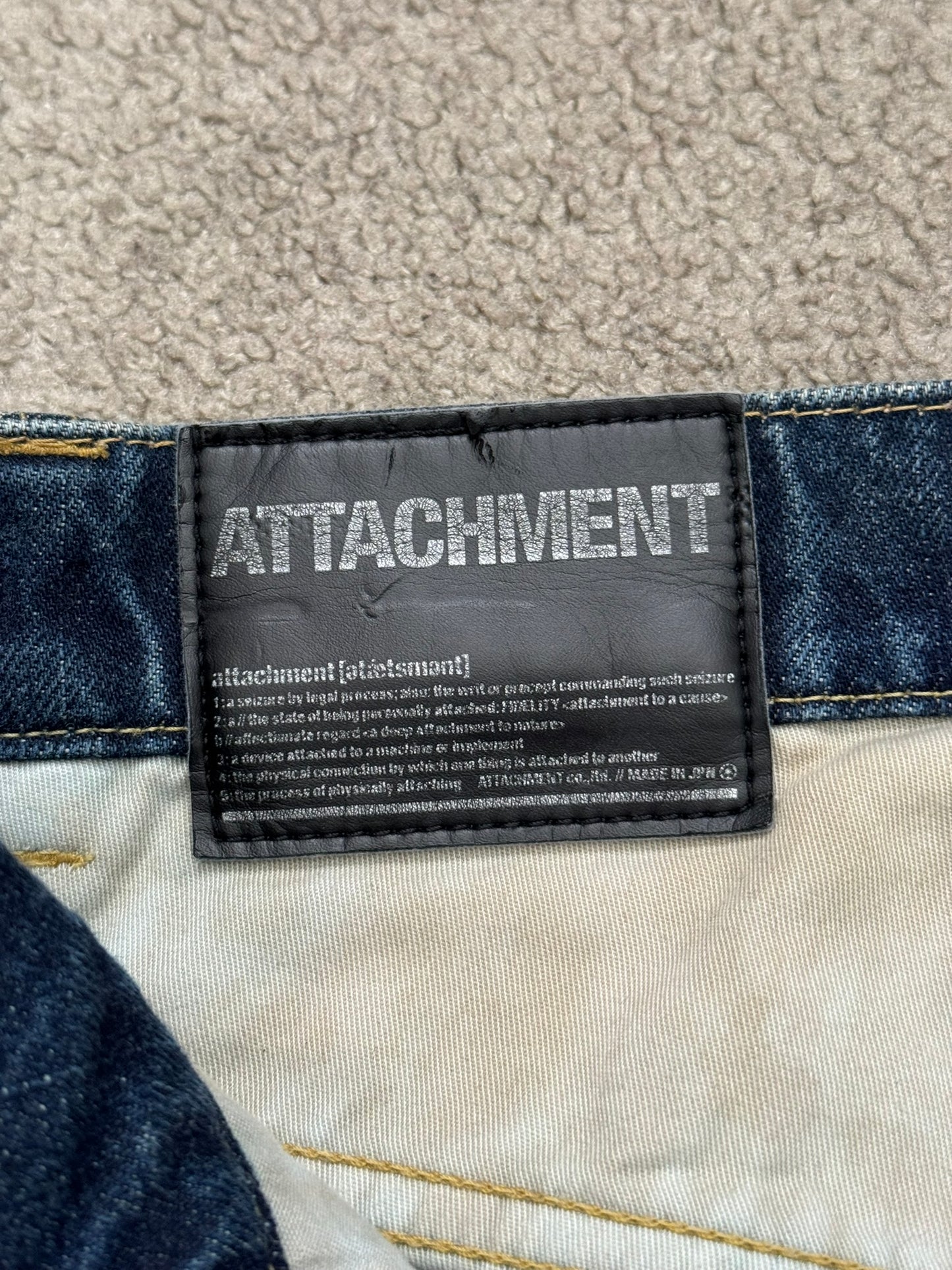 Kazuyuki Kumagai Attachment J-Cut Bootcut Flared Denim Jeans