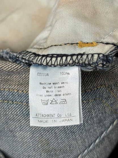 Kazuyuki Kumagai Attachment J-Cut Bootcut Flared Denim Jeans