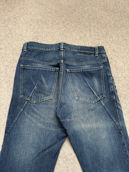 Kazuyuki Kumagai Attachment J-Cut Bootcut Flared Denim Jeans