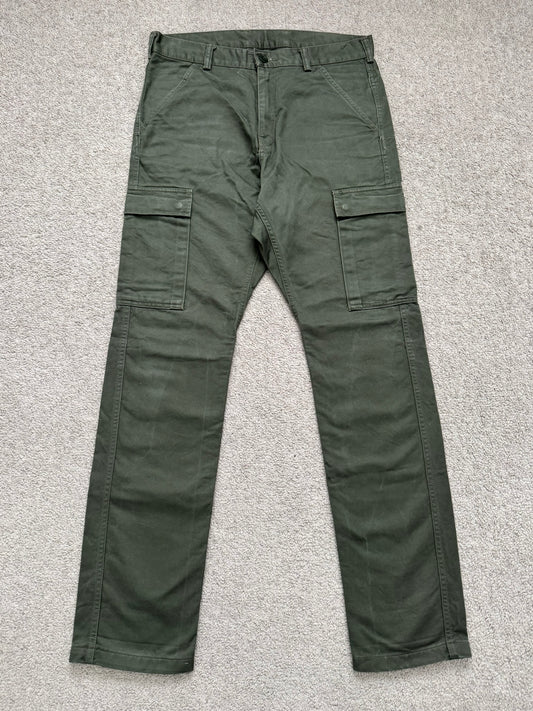 SS11 Comme Des Garcons Ganryu Green Snap Cargo Pants