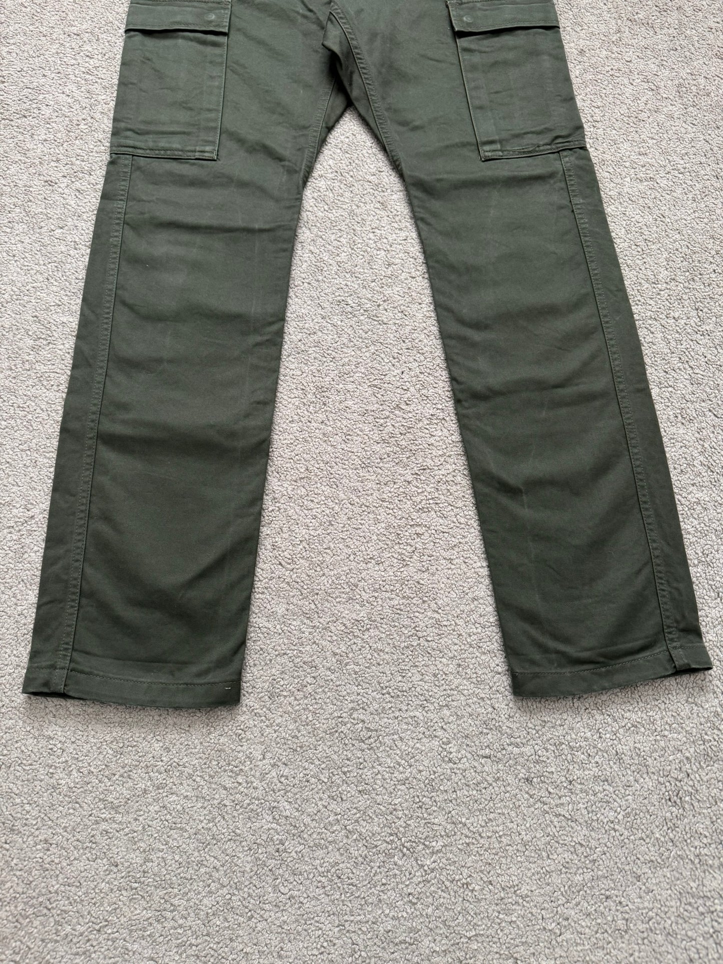 SS11 Comme Des Garcons Ganryu Green Snap Cargo Pants