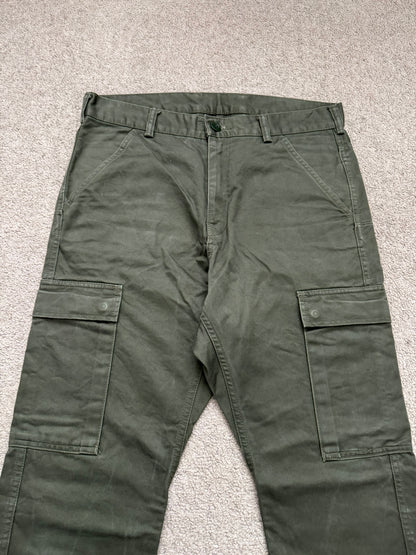 SS11 Comme Des Garcons Ganryu Green Snap Cargo Pants