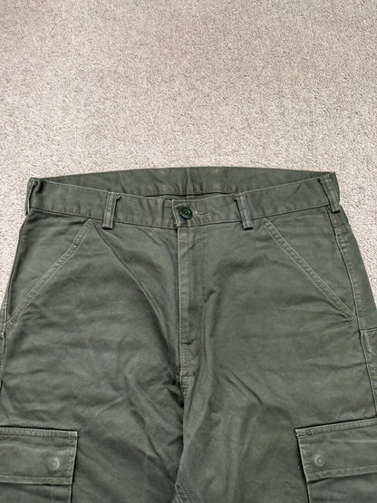 SS11 Comme Des Garcons Ganryu Green Snap Cargo Pants