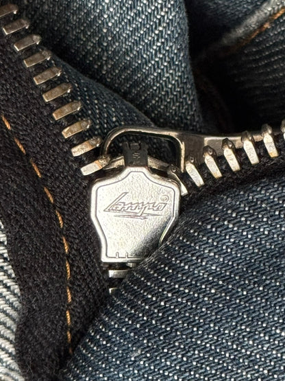 Balmain by Christophe Decarnin Faded Zip Biker Denim Jeans