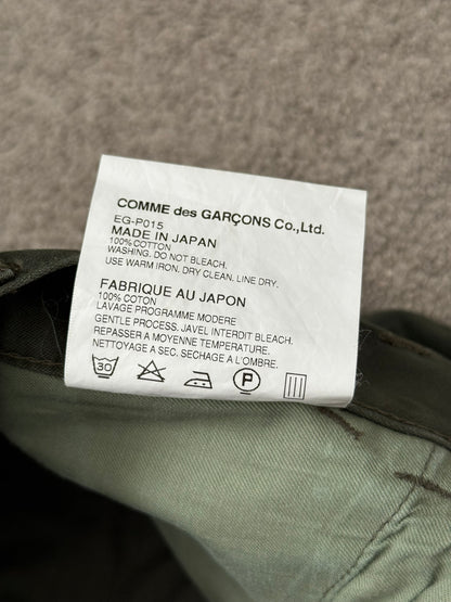 SS11 Comme Des Garcons Ganryu Green Snap Cargo Pants