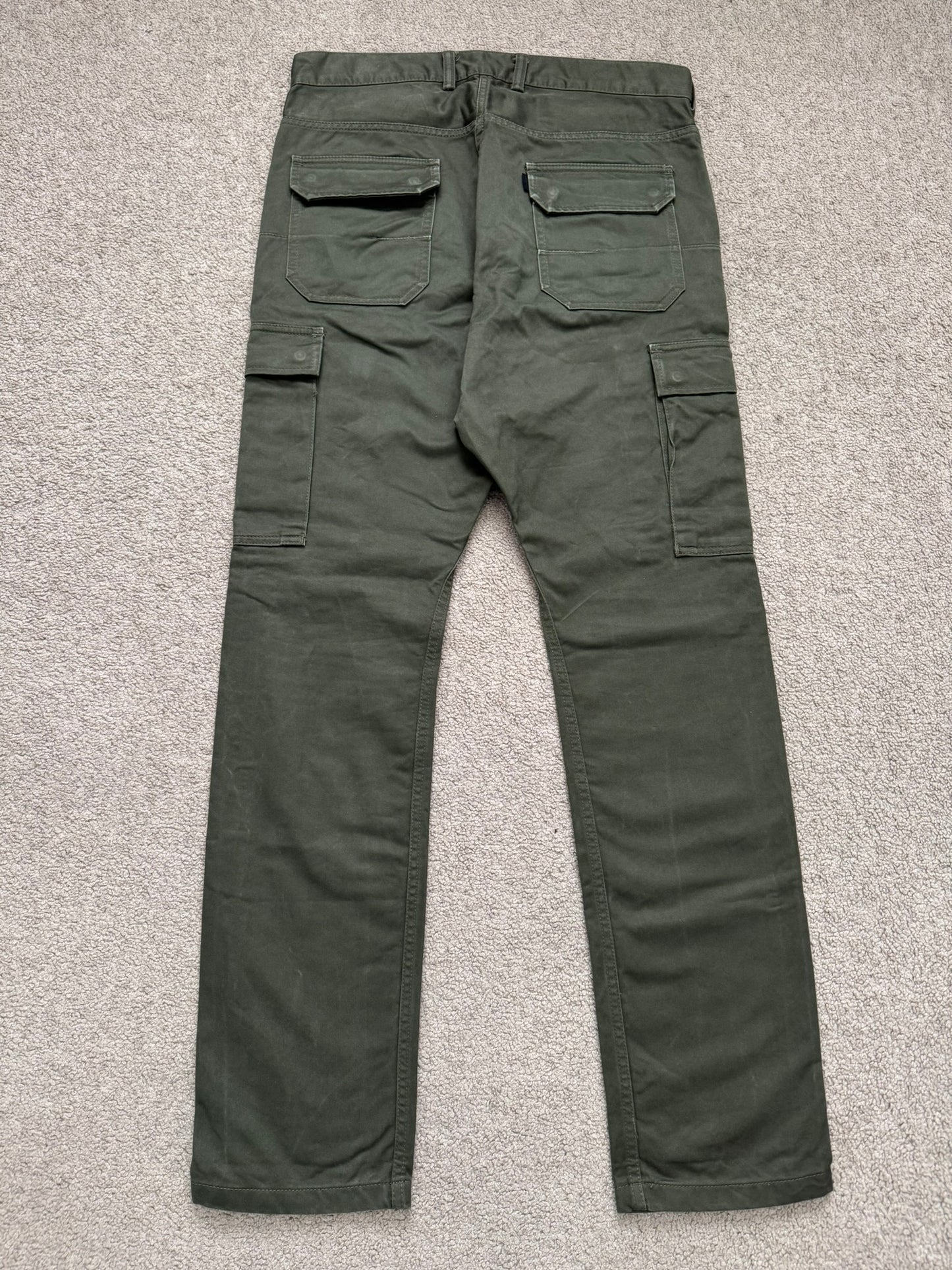 SS11 Comme Des Garcons Ganryu Green Snap Cargo Pants