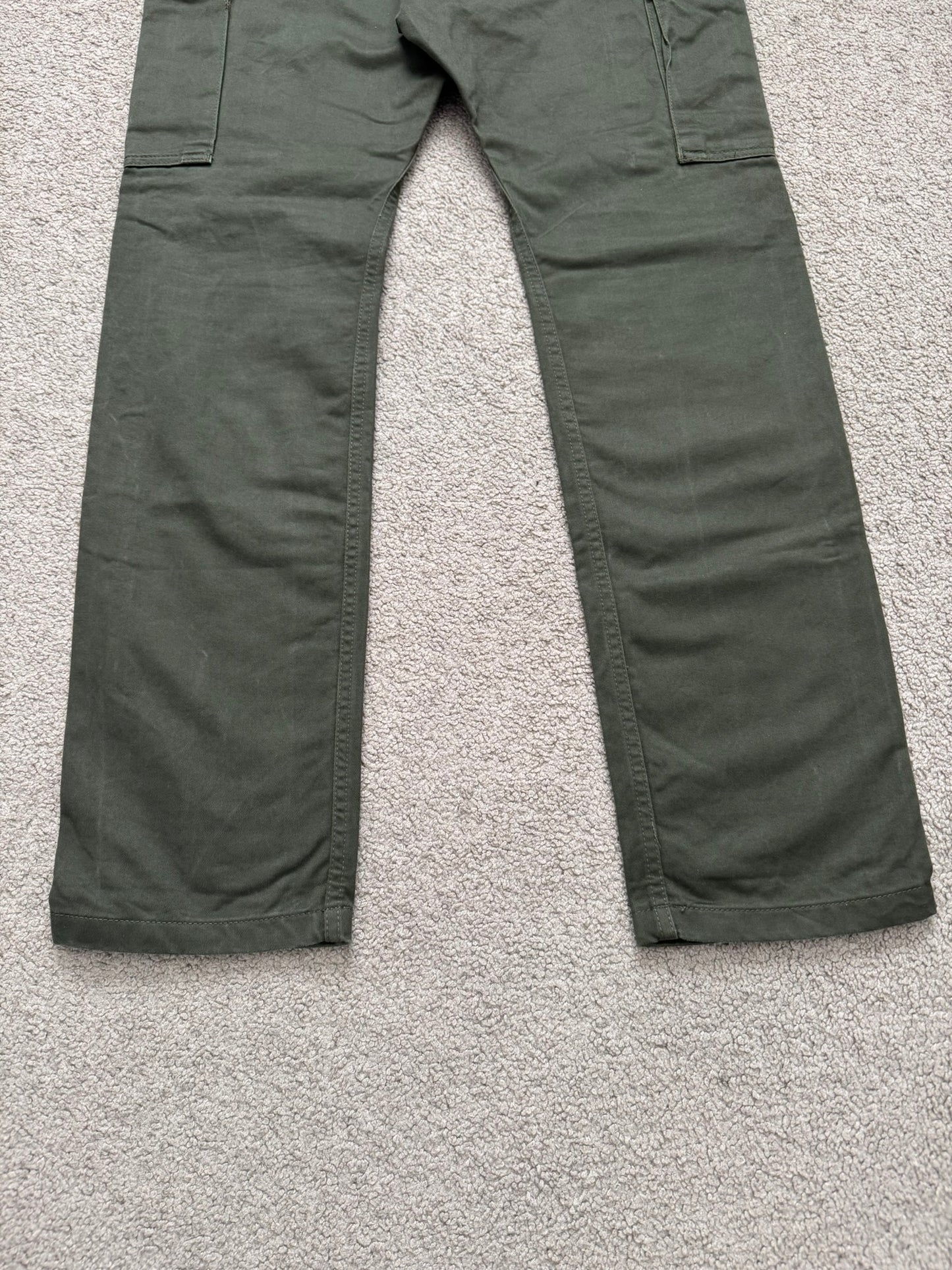 SS11 Comme Des Garcons Ganryu Green Snap Cargo Pants