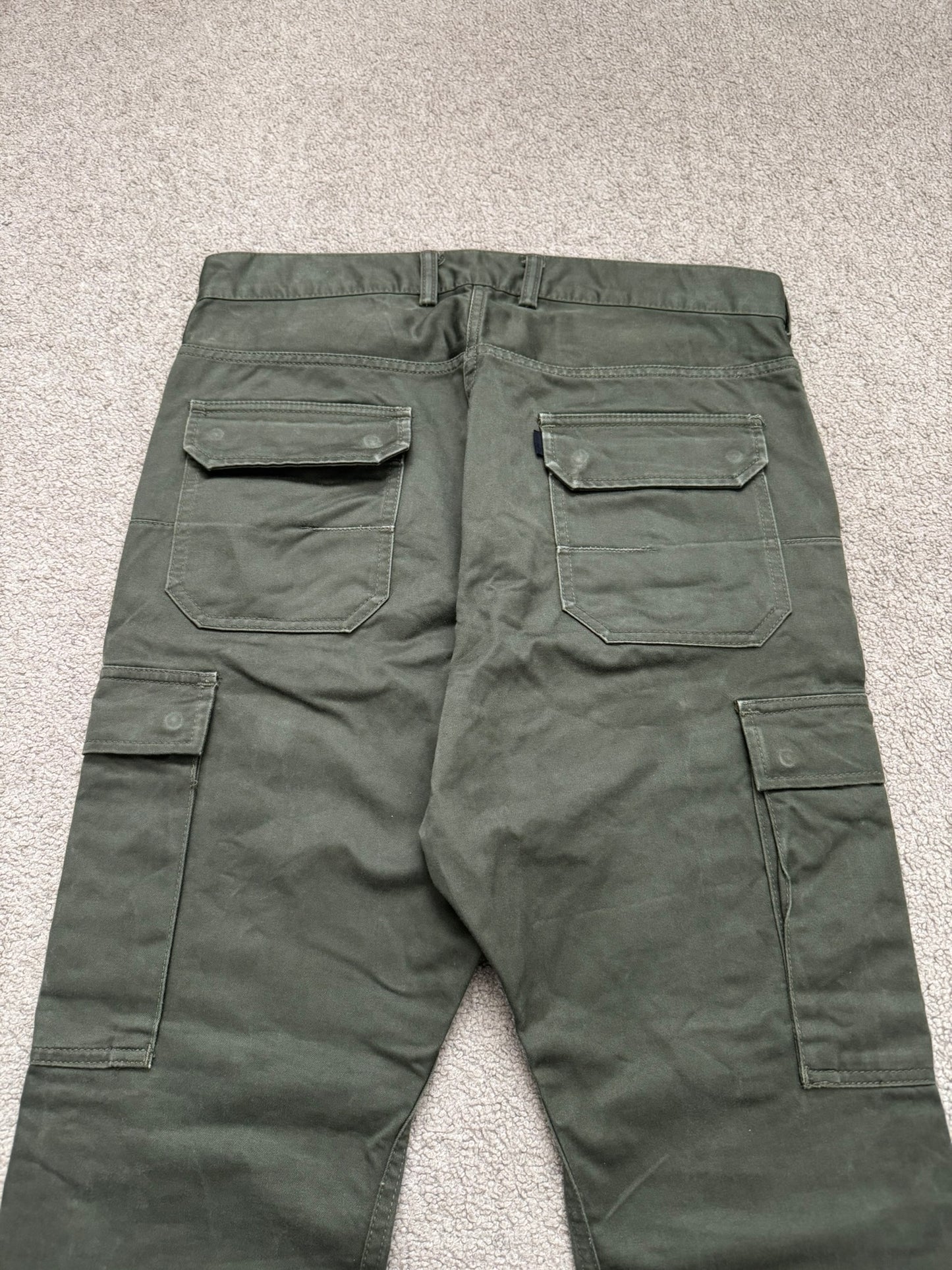 SS11 Comme Des Garcons Ganryu Green Snap Cargo Pants