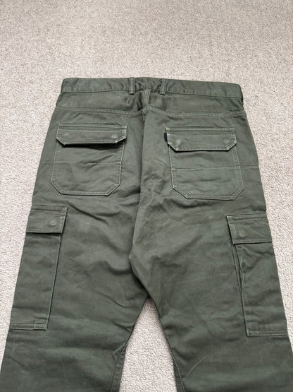 SS11 Comme Des Garcons Ganryu Green Snap Cargo Pants