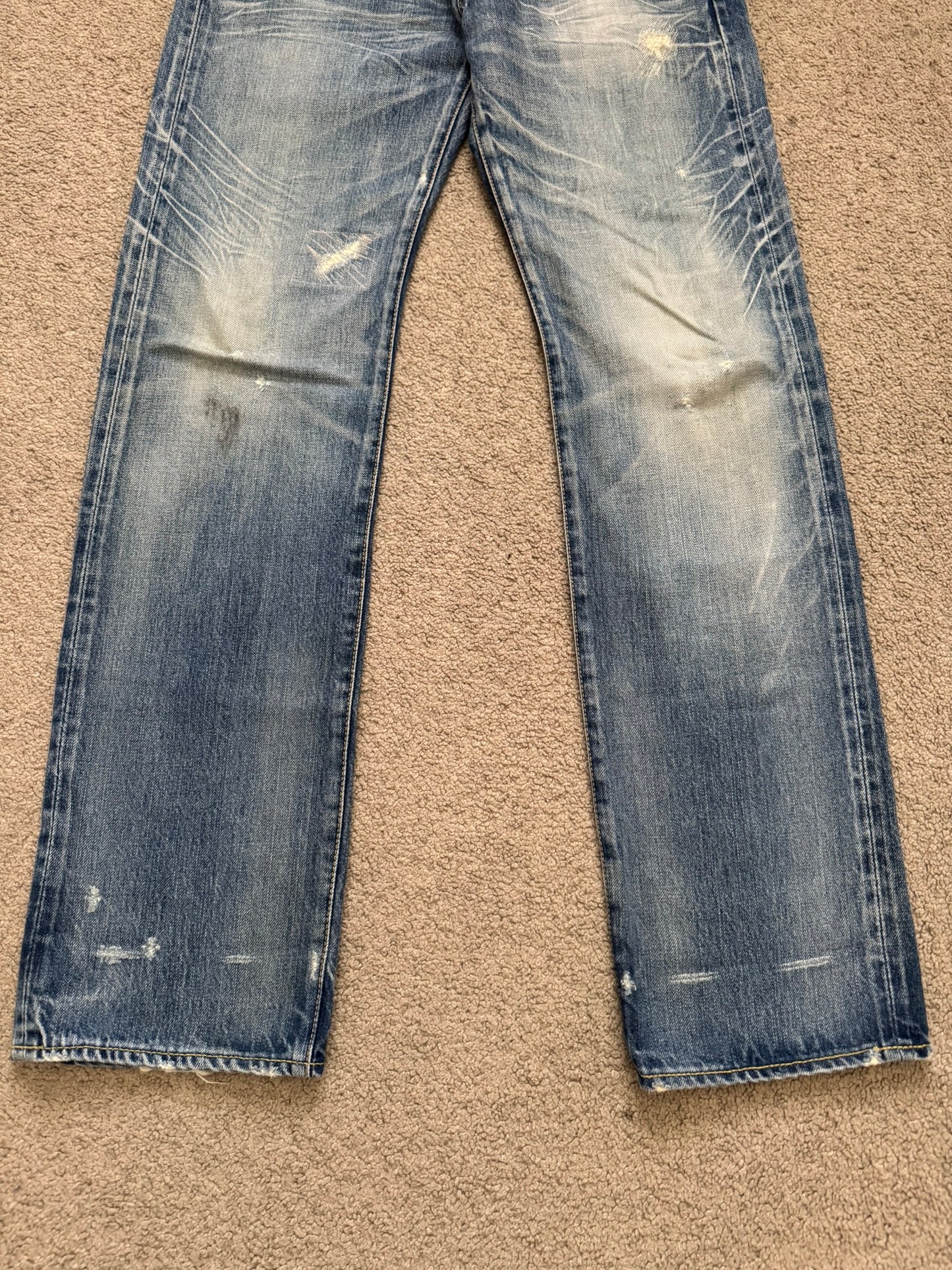 Hysteric Glamour Distressed Studded Denim Jeans