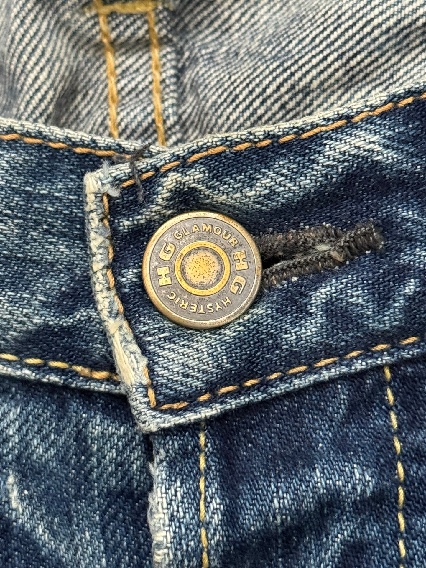 Hysteric Glamour Distressed Studded Denim Jeans