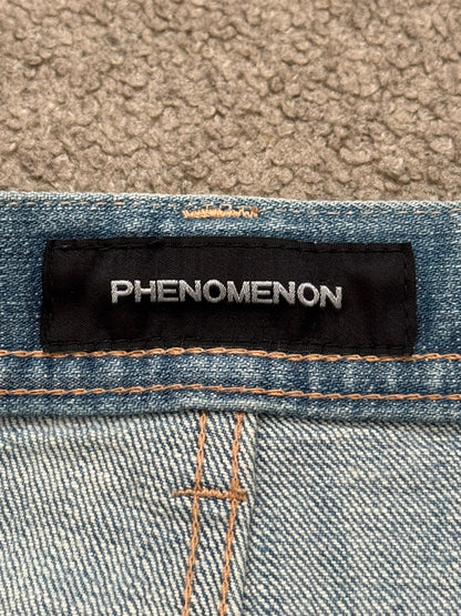 AW14 Phenomenon Repaired Distressed Crash Denim Jeans