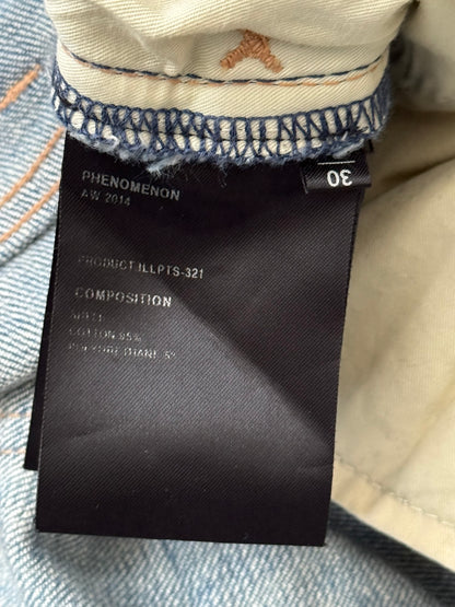 AW14 Phenomenon Repaired Distressed Crash Denim Jeans