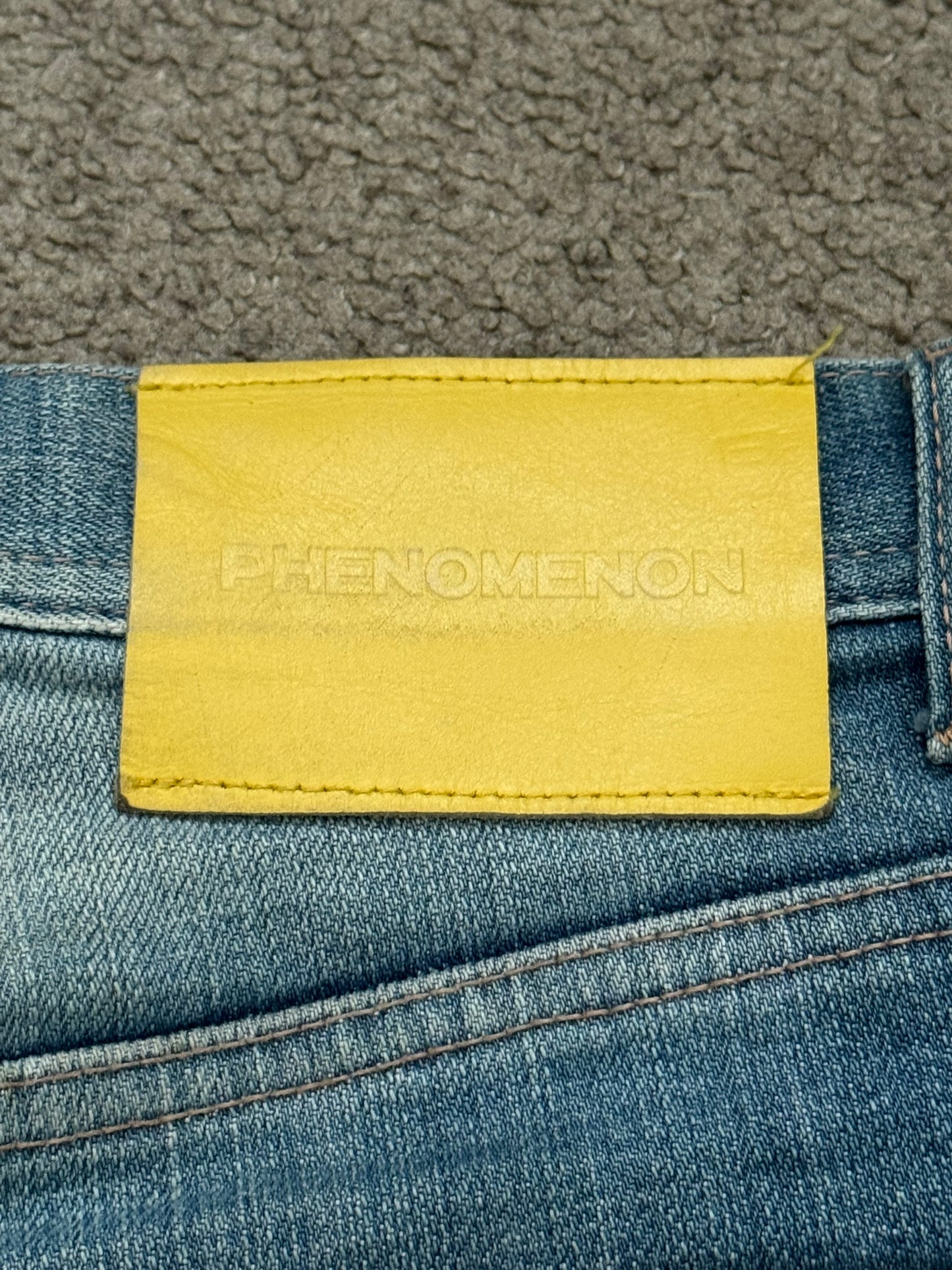 AW14 Phenomenon Repaired Distressed Crash Denim Jeans
