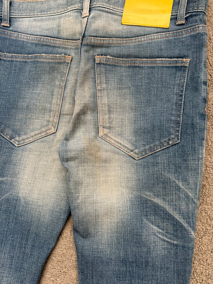 AW14 Phenomenon Repaired Distressed Crash Denim Jeans