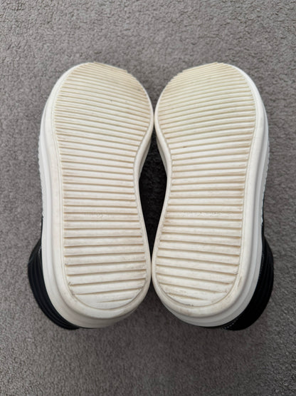 SS25 Rick Owens Mainline "Vans" Vintage Leather High Top Sneakers