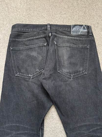 Lad Musician Faded Black Skinny Denim Jeans