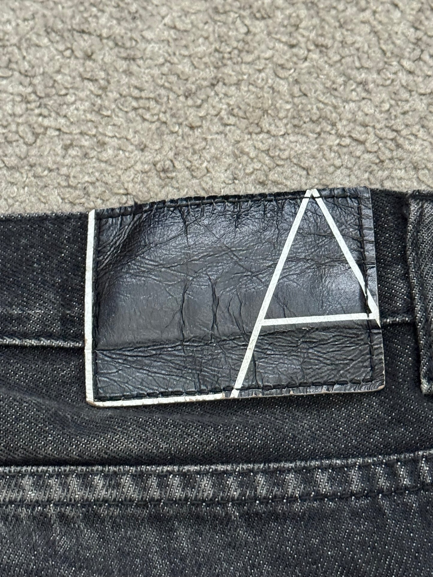 Lad Musician Faded Black Skinny Denim Jeans