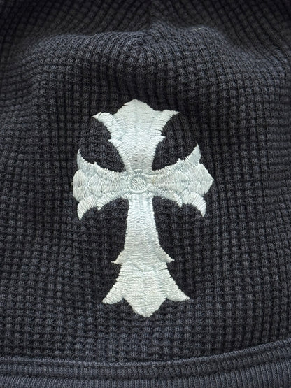 Vintage Chrome Hearts White Cross Logo Thermal Beanie