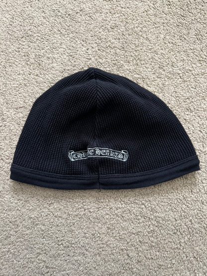Vintage Chrome Hearts White Cross Logo Thermal Beanie
