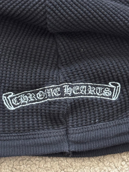 Vintage Chrome Hearts White Cross Logo Thermal Beanie