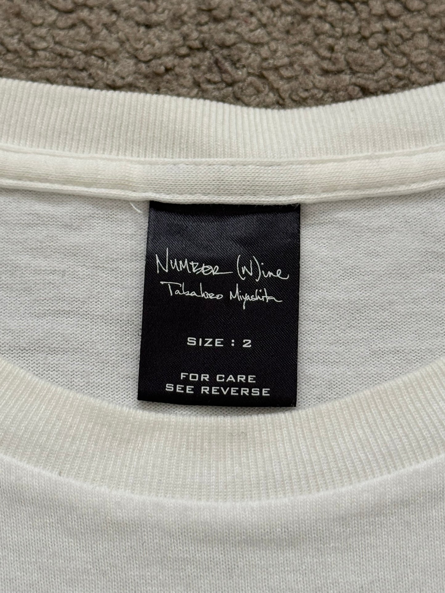 SS/AW03 Number (N)ine "Touch Me I'm Sick" Borderline T Shirt