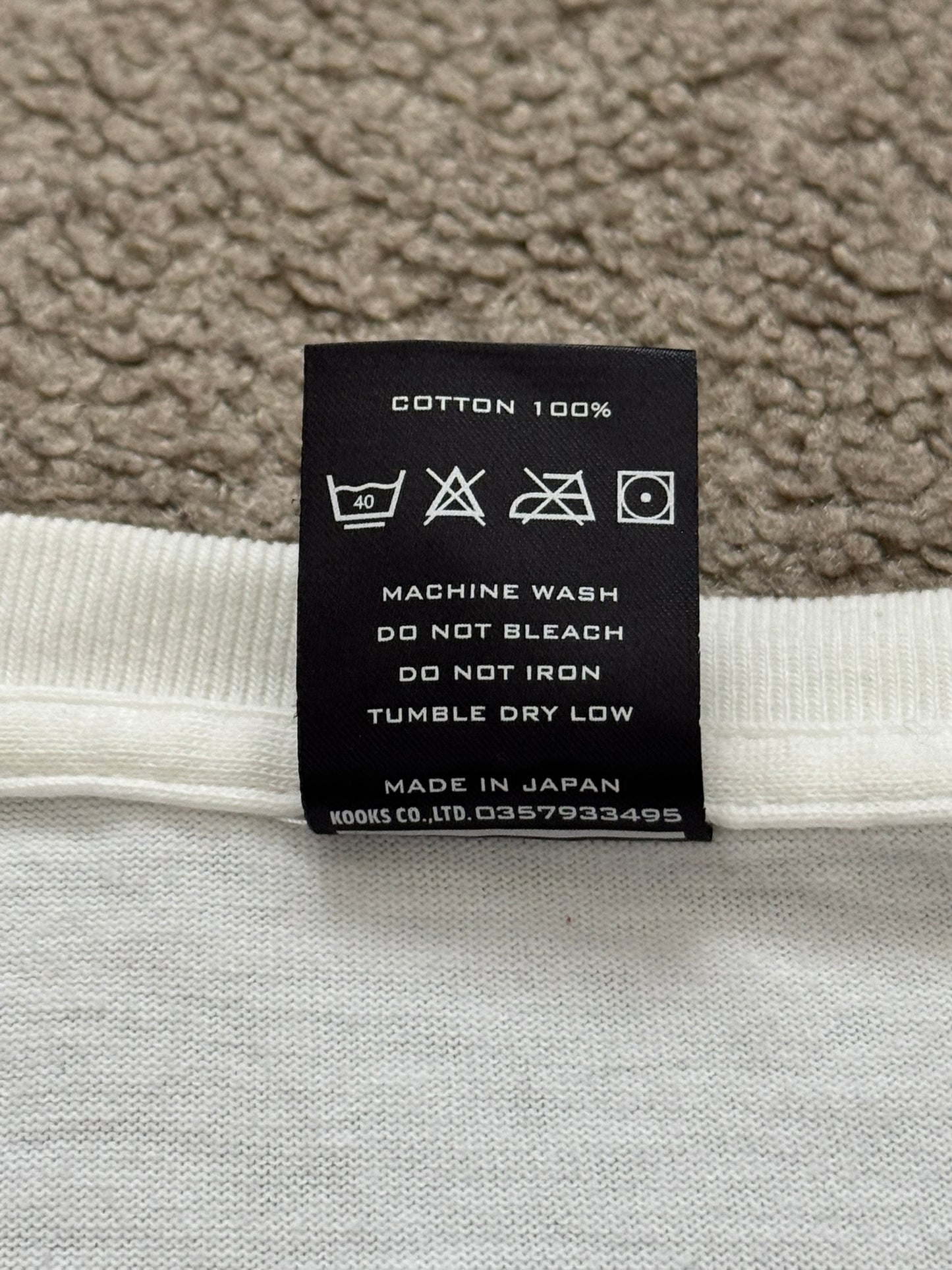 SS/AW03 Number (N)ine "Touch Me I'm Sick" Borderline T Shirt