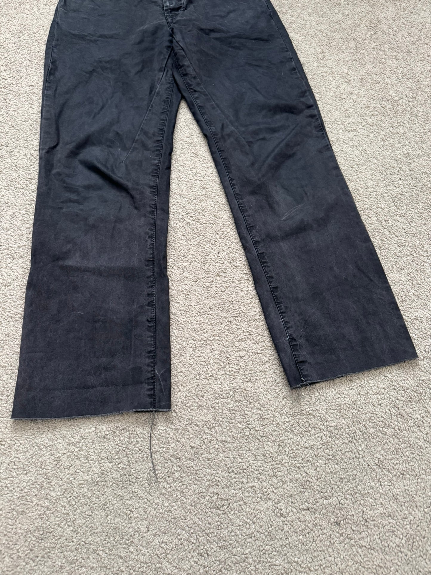 SS09 Rick Owens DRKSHDW "Strutter" Coated Detroit Cropped Pants