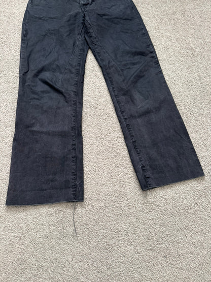 SS09 Rick Owens DRKSHDW "Strutter" Coated Detroit Cropped Pants