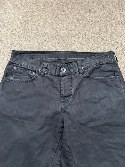 SS09 Rick Owens DRKSHDW "Strutter" Coated Detroit Cropped Pants