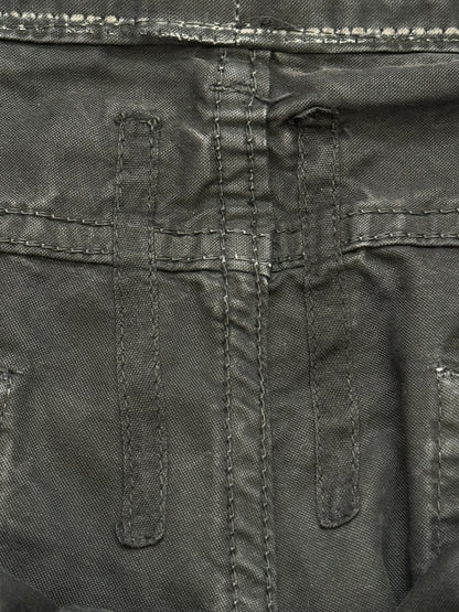 SS09 Rick Owens DRKSHDW "Strutter" Coated Detroit Cropped Pants