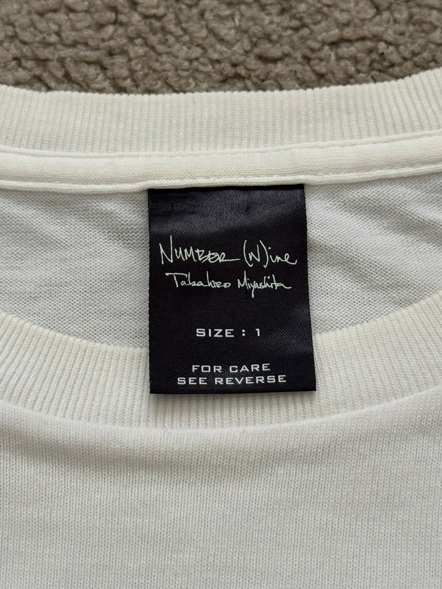 SS/AW03 Number (N)ine "Touch Me I'm Sick" Borderline T Shirt