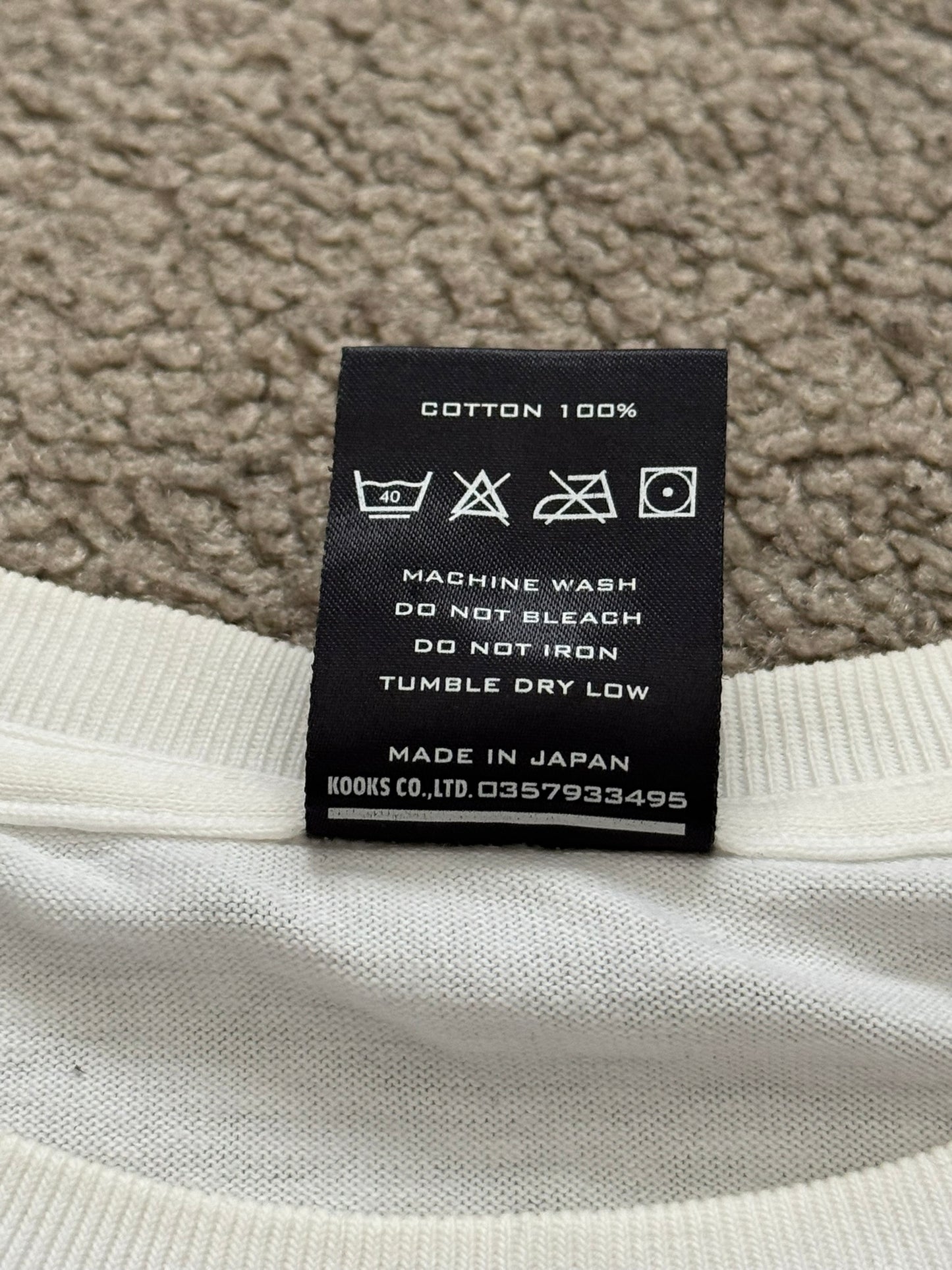 SS/AW03 Number (N)ine "Touch Me I'm Sick" Borderline T Shirt