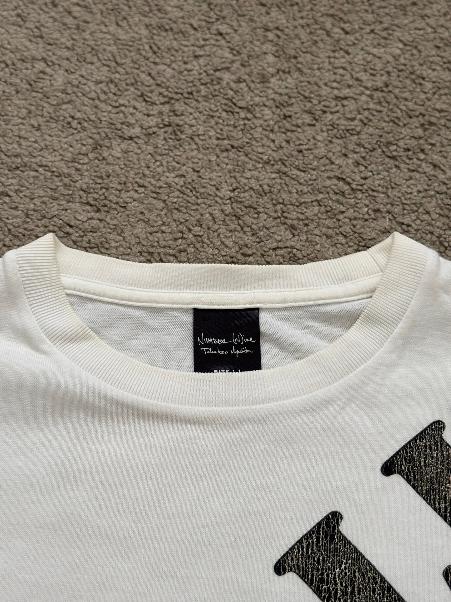 SS/AW03 Number (N)ine "Touch Me I'm Sick" Borderline T Shirt