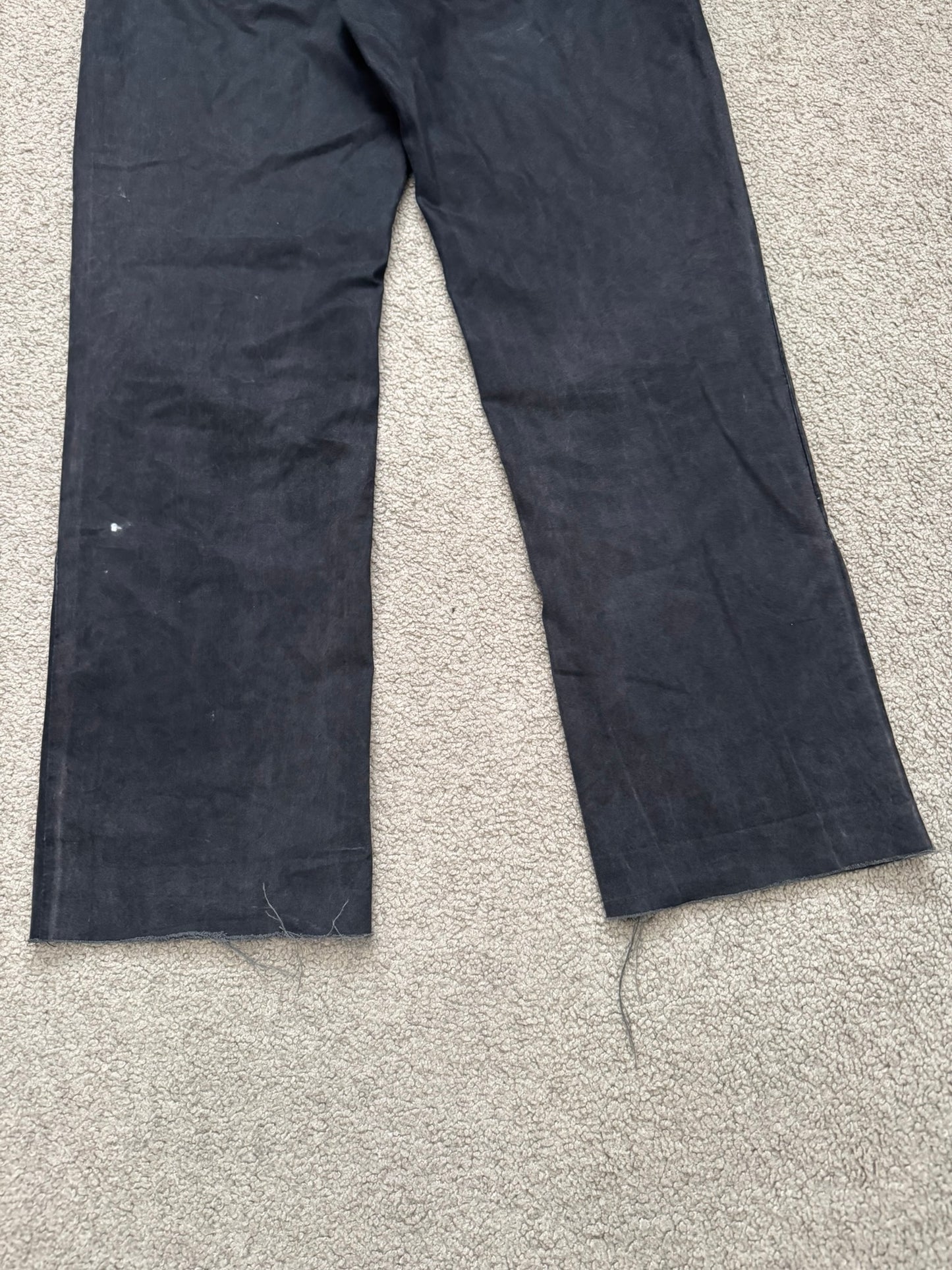 SS09 Rick Owens DRKSHDW "Strutter" Coated Detroit Cropped Pants