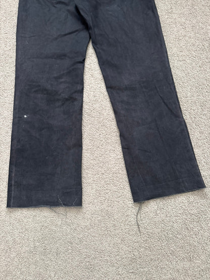 SS09 Rick Owens DRKSHDW "Strutter" Coated Detroit Cropped Pants