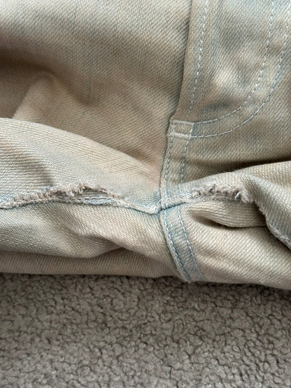SS09 Dior Homme by Kris Van Assche Dirty Bleu Claire Reissue Denim Jeans