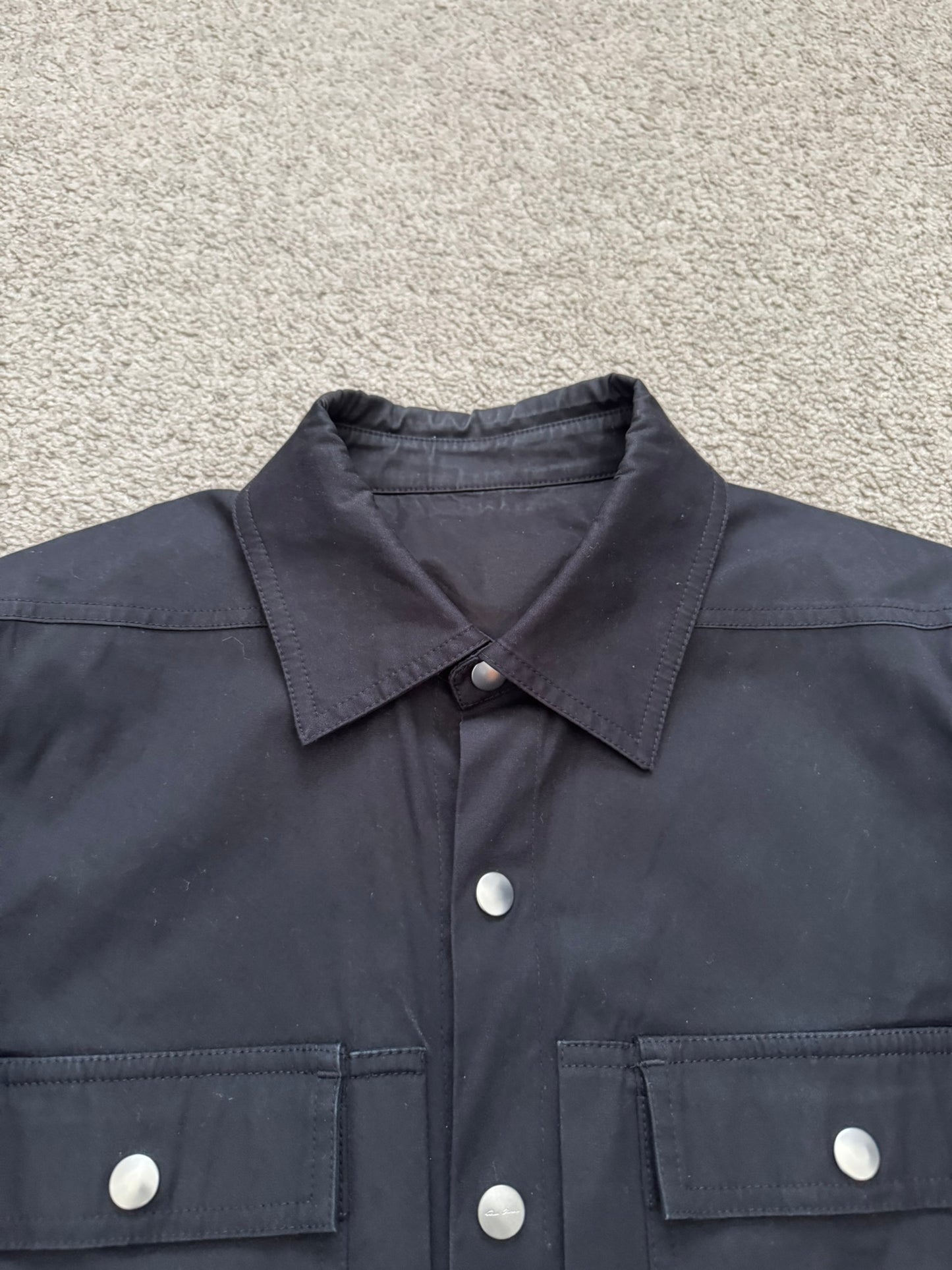 FW21 Rick Owens Mainline Belted Military Cargo Jacket