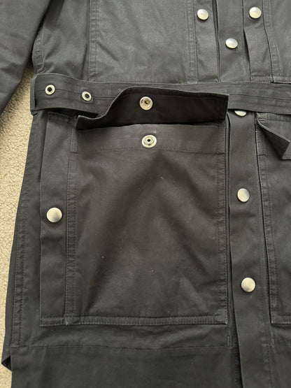 FW21 Rick Owens Mainline Belted Military Cargo Jacket