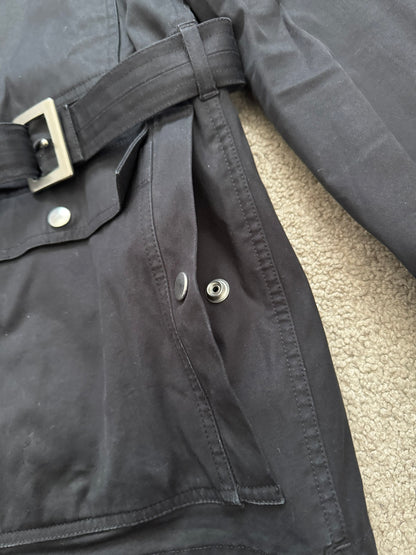 FW21 Rick Owens Mainline Belted Military Cargo Jacket