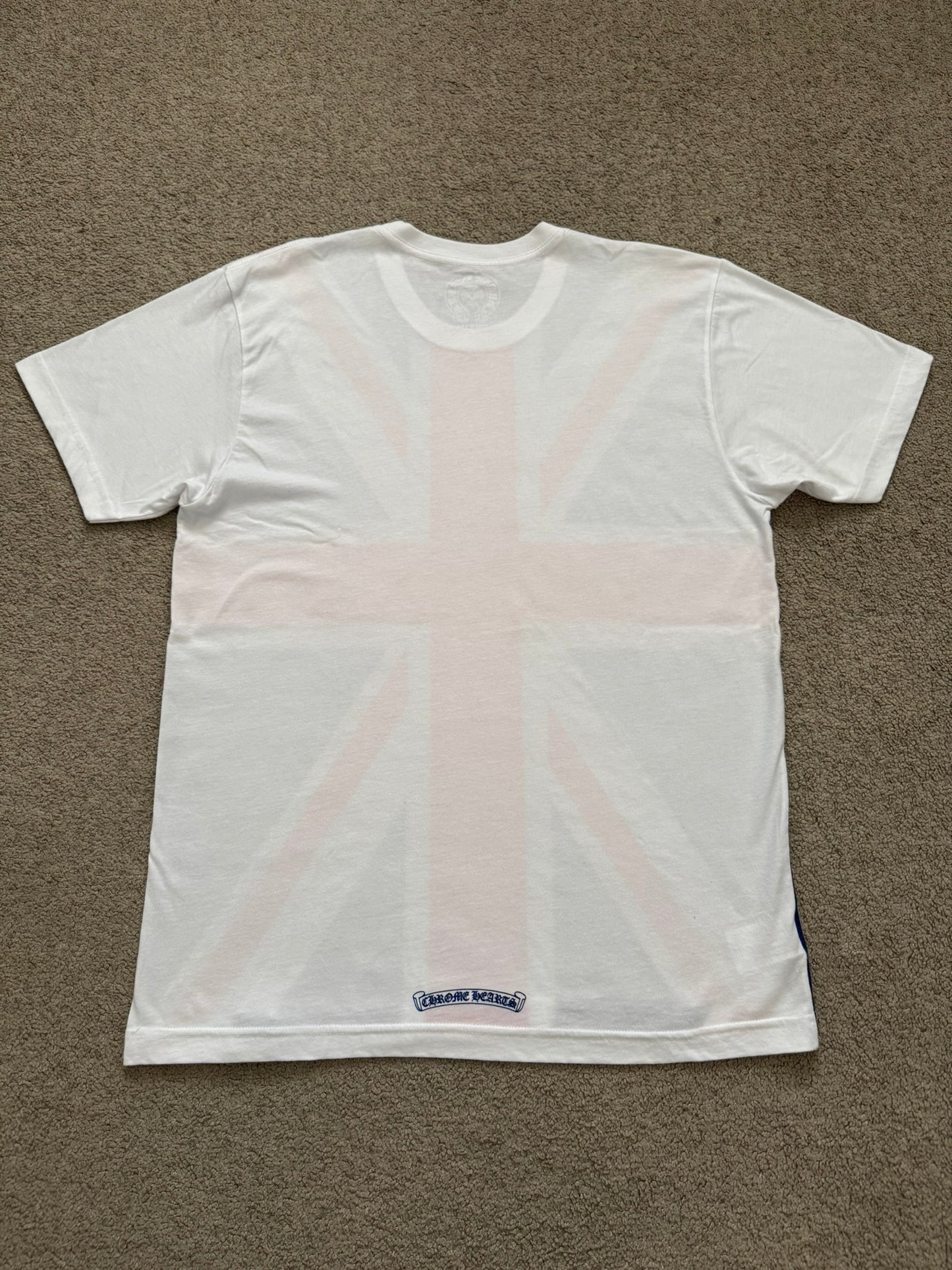 Chrome Hearts Union Jack British Flag T Shirt