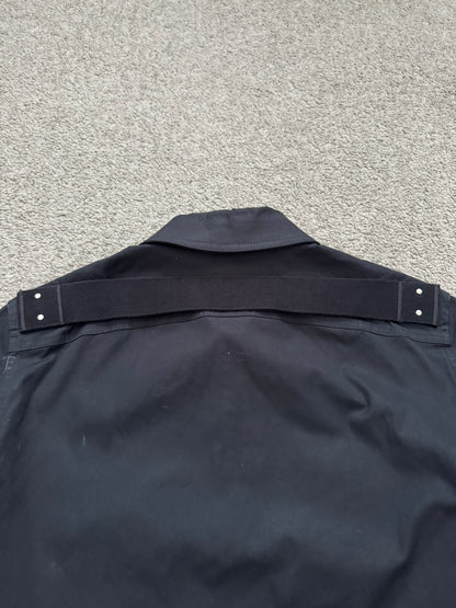 FW21 Rick Owens Mainline Belted Military Cargo Jacket