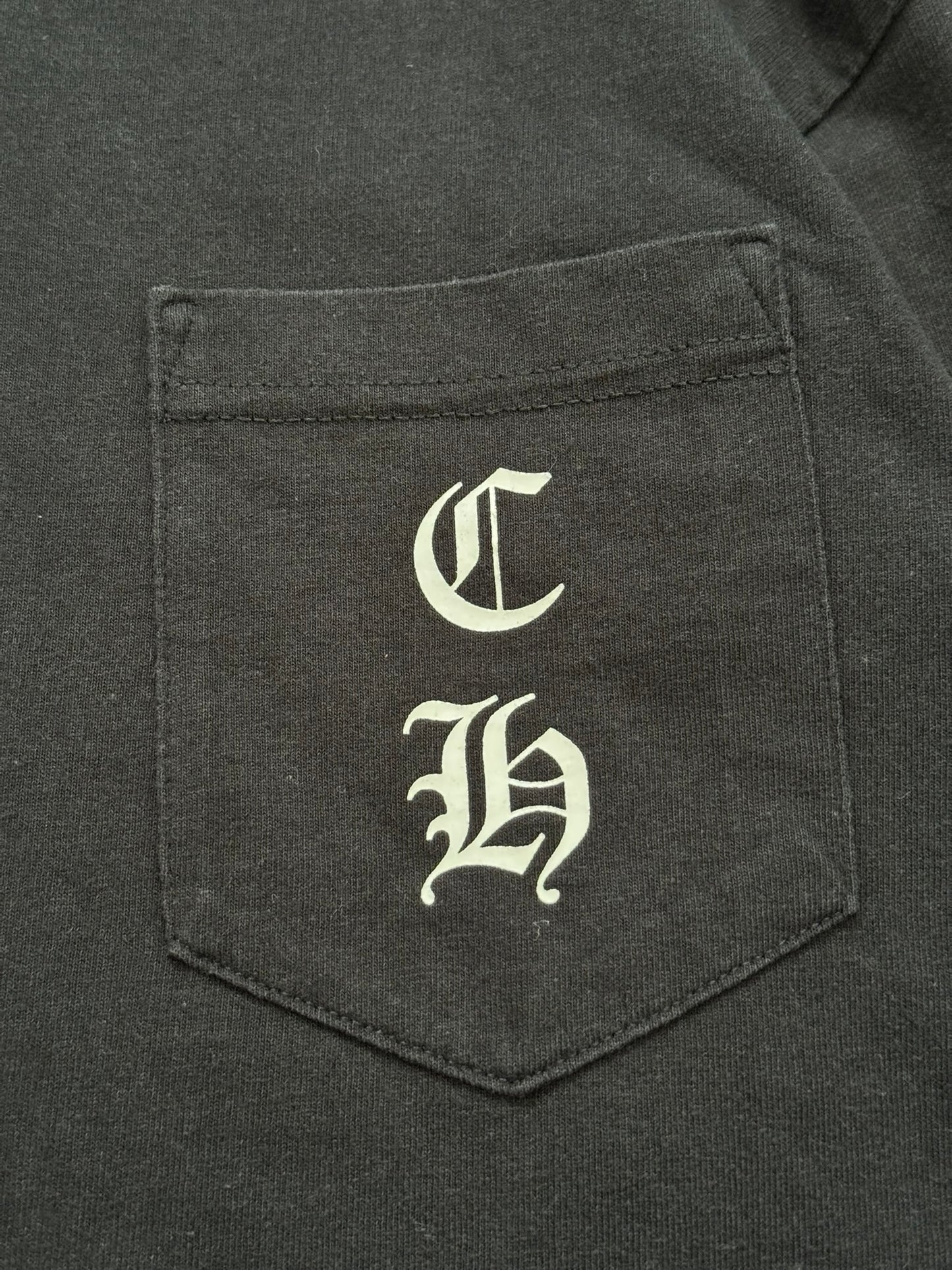 Vintage Chrome Hearts Horseshoe & Stars Long Sleeve T Shirt