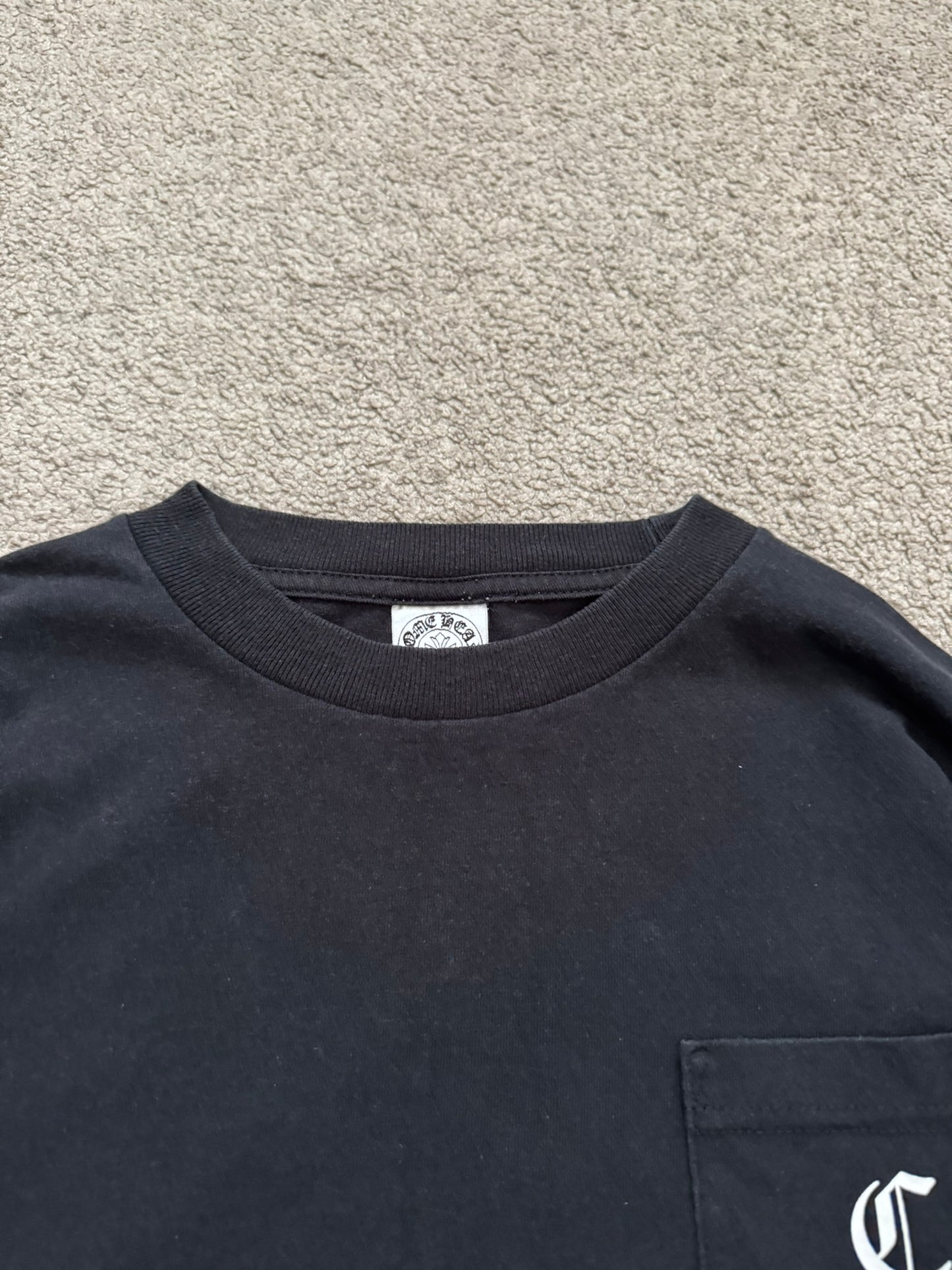 Vintage Chrome Hearts Horseshoe & Stars Long Sleeve T Shirt